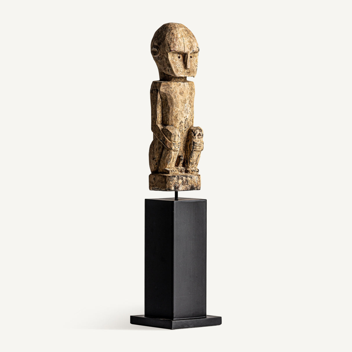 Rustic Wood Statue Decorative Figure | Oroa.com