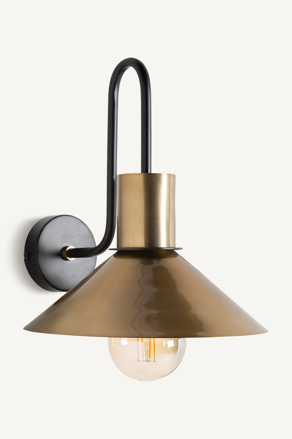 Gold Conical Wall Lamp | Vical Home | Oroa.com