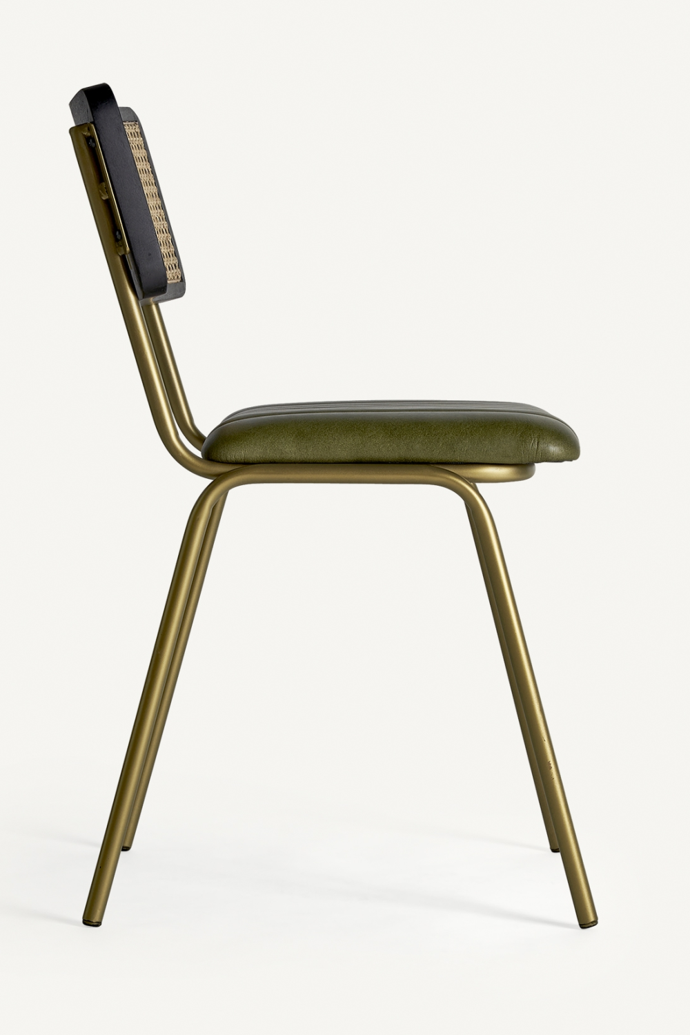 Green Leather Seat Dining Chair | Vical Home Almstock | Oroa.com