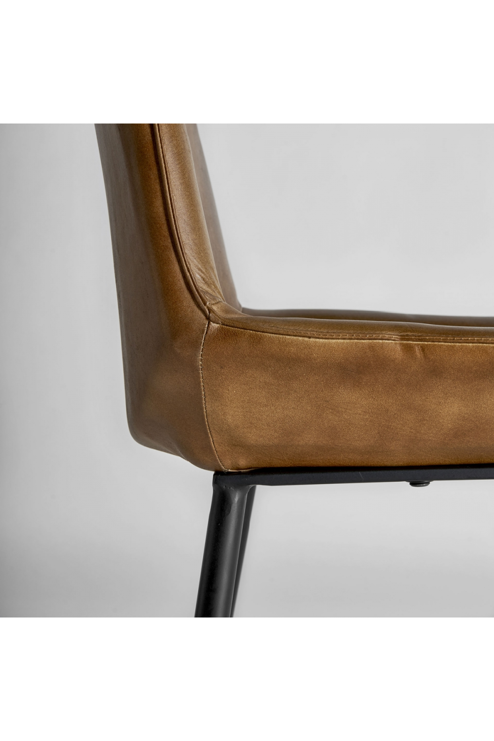 Camel Leather Dining Chair | Vical Home Morton | Oroa.com