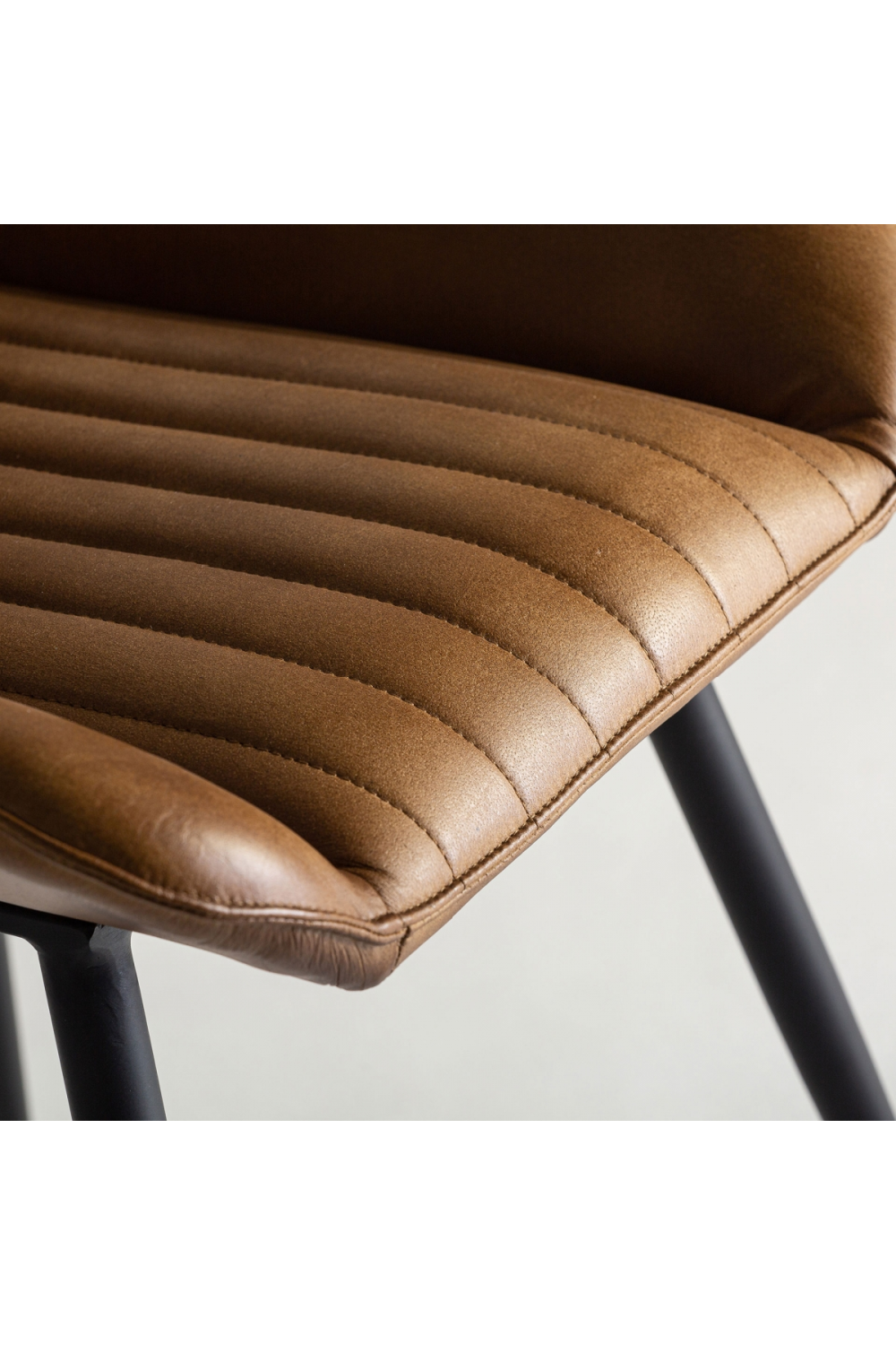Camel Leather Dining Chair | Vical Home Morton | Oroa.com