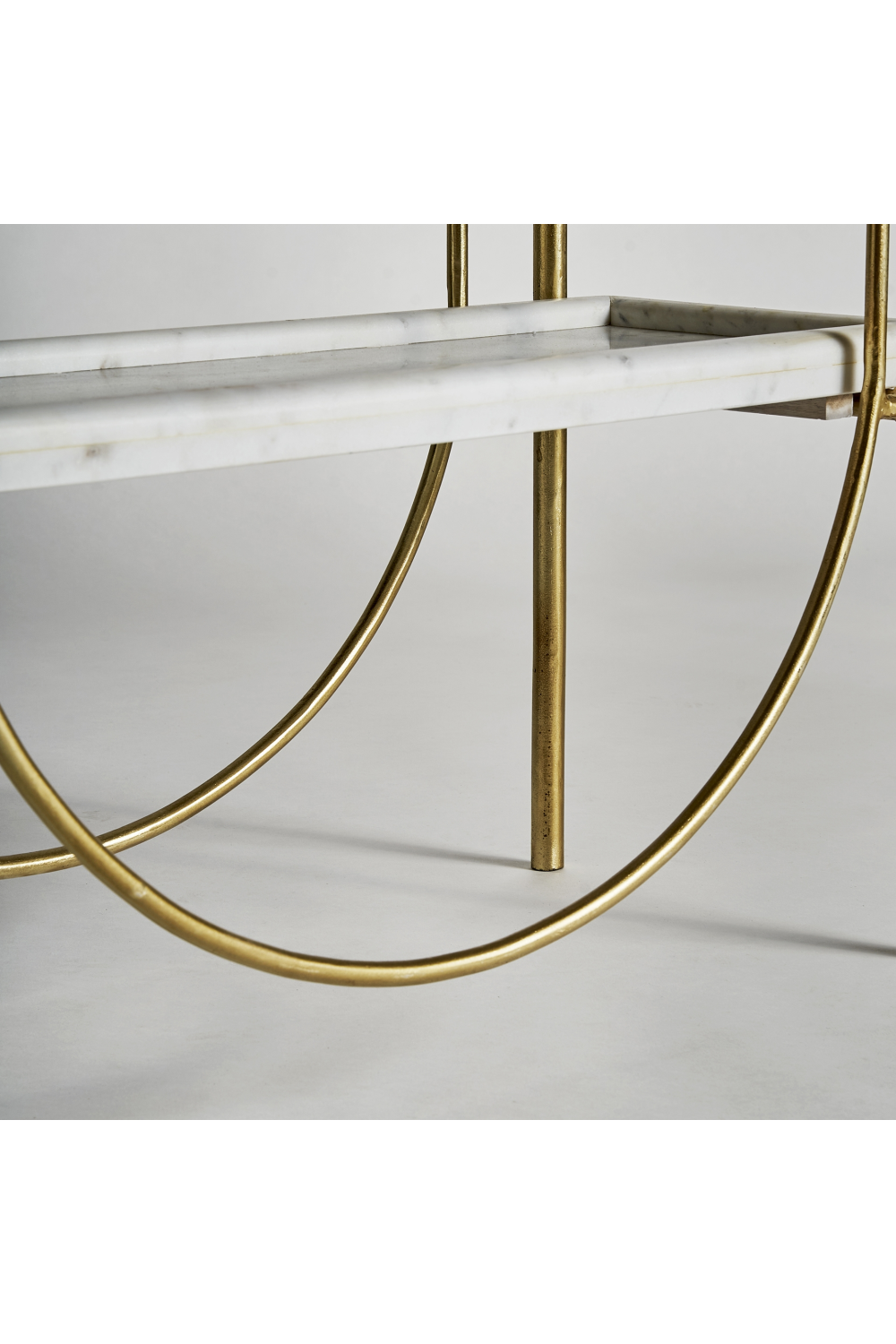 Golden Iron Marble Bookshelf | Vical Home Dieuze | Oroa.com