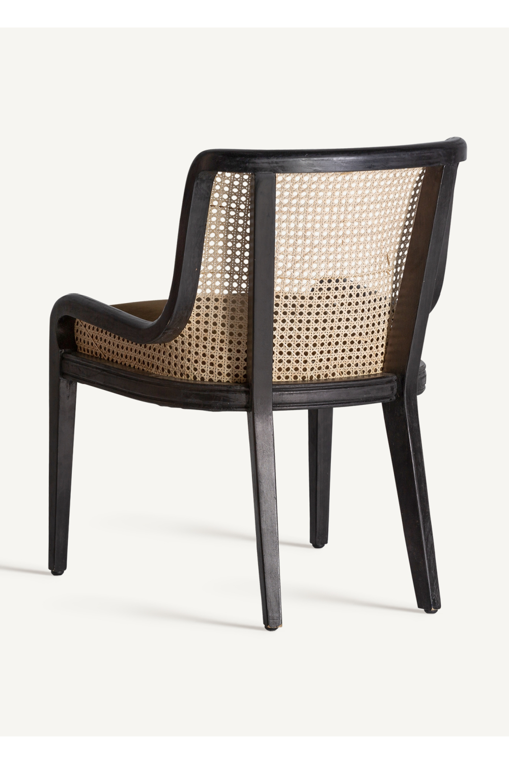 Velvet Seat Rattan Dining Chair | Vical Home Velburg | Oroa.com