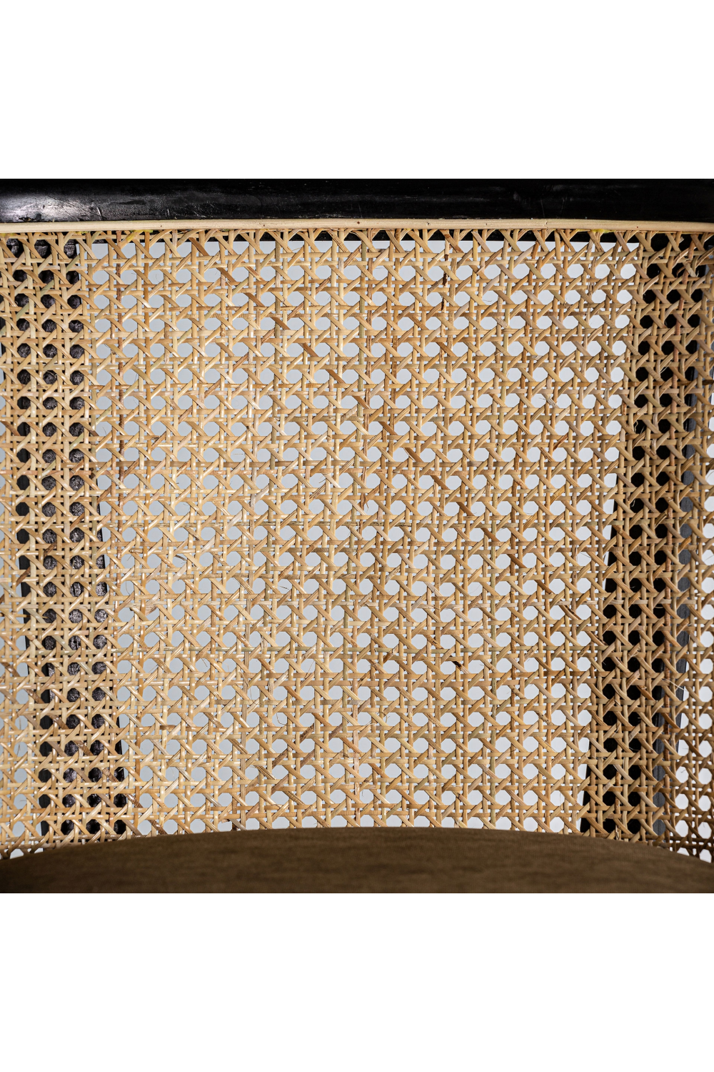 Velvet Seat Rattan Dining Chair | Vical Home Velburg | Oroa.com