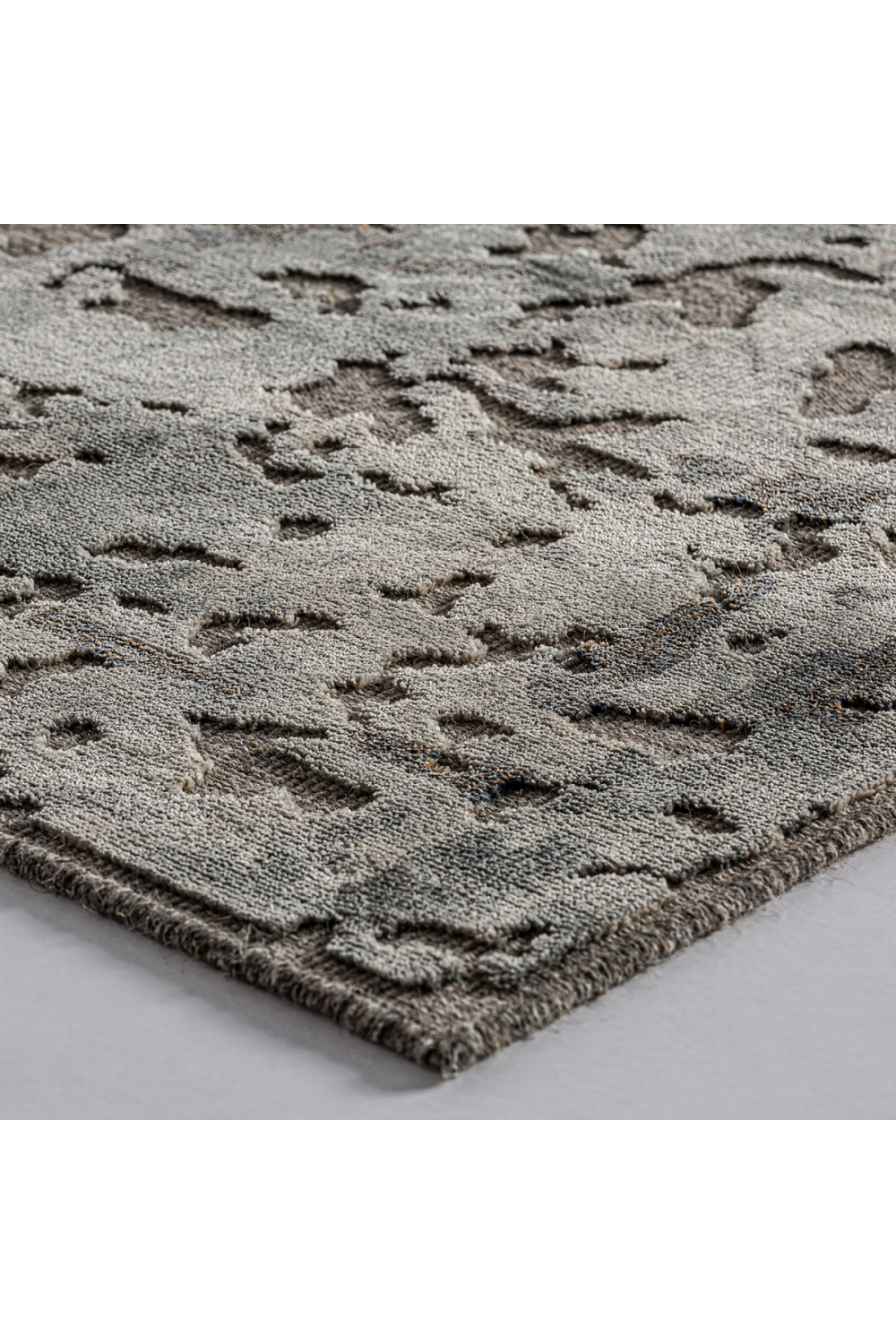 Blue Shade Viscose Rug 9'5" x 6'5 | Vical Home Tekla | Oroa.com