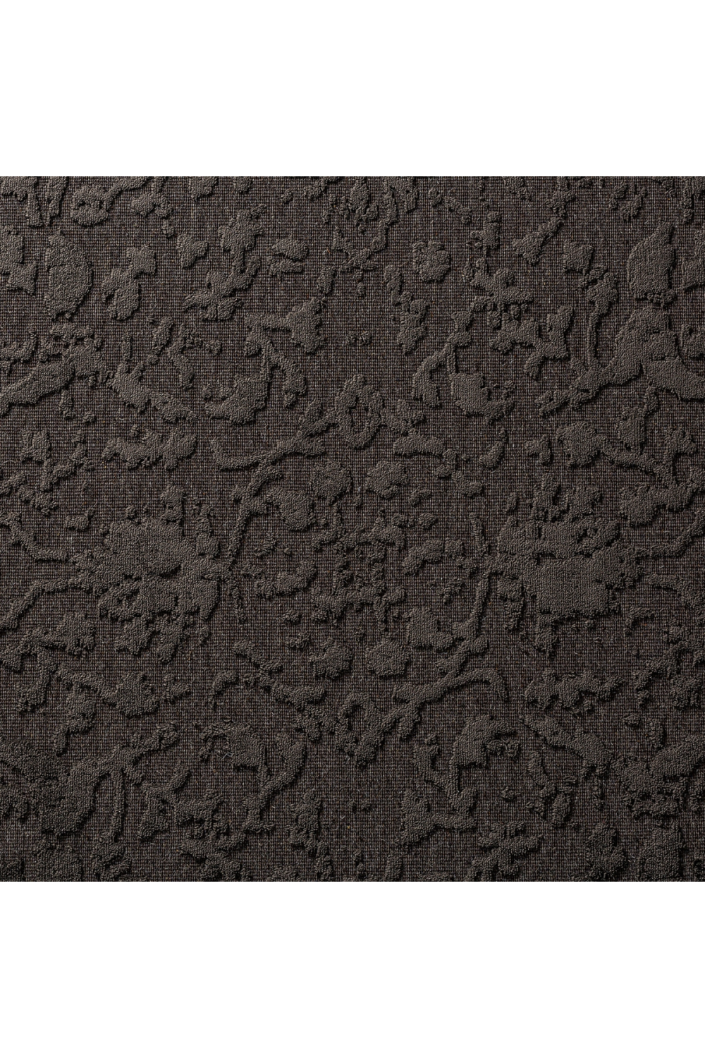 Black Viscose Carpet 6'5" x 9'5" | Vical Home Wera | Oroa.com