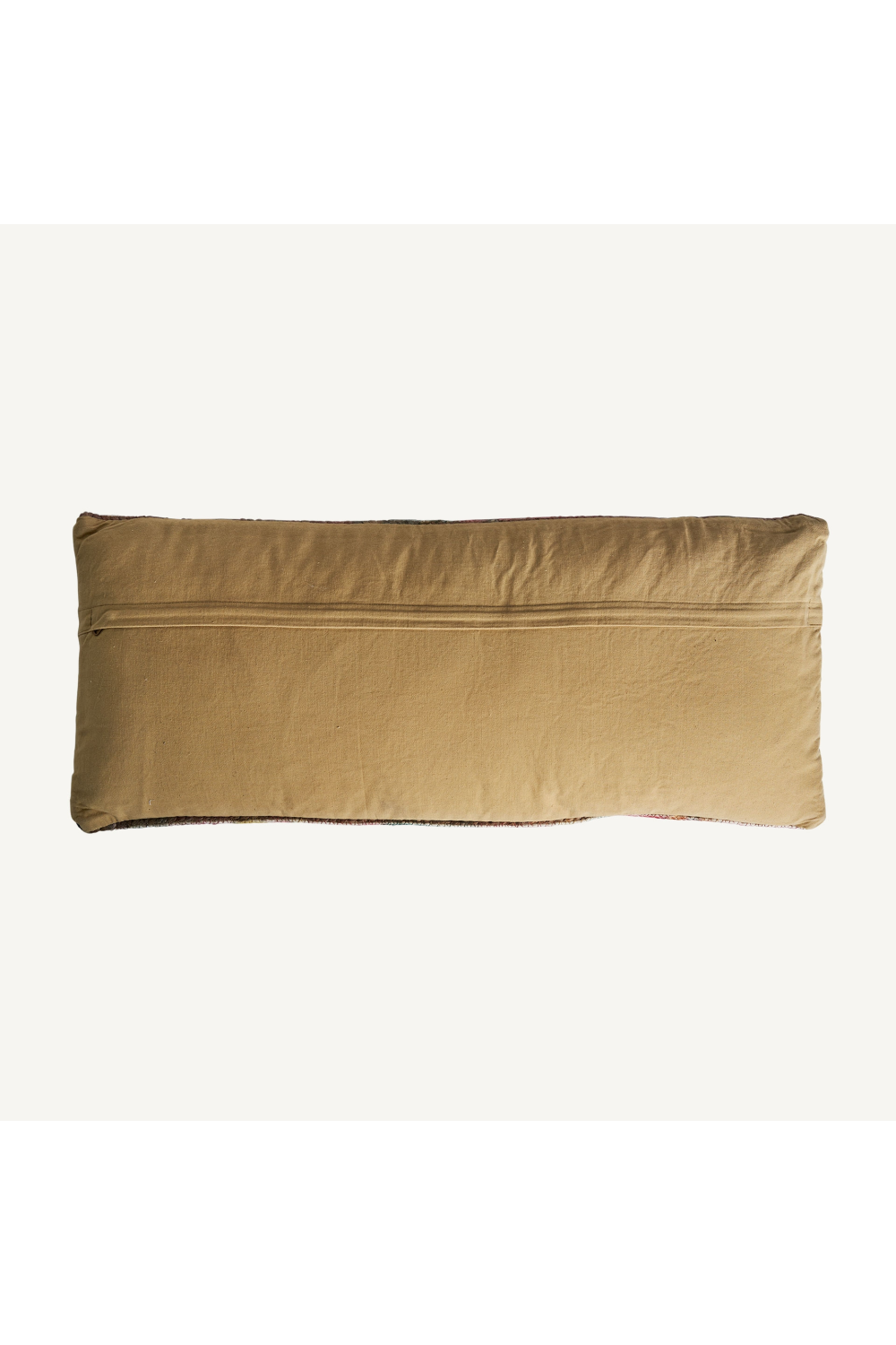 Embroidered Jute Rectangular Cushion | Vical Home Myla | Oroa.com