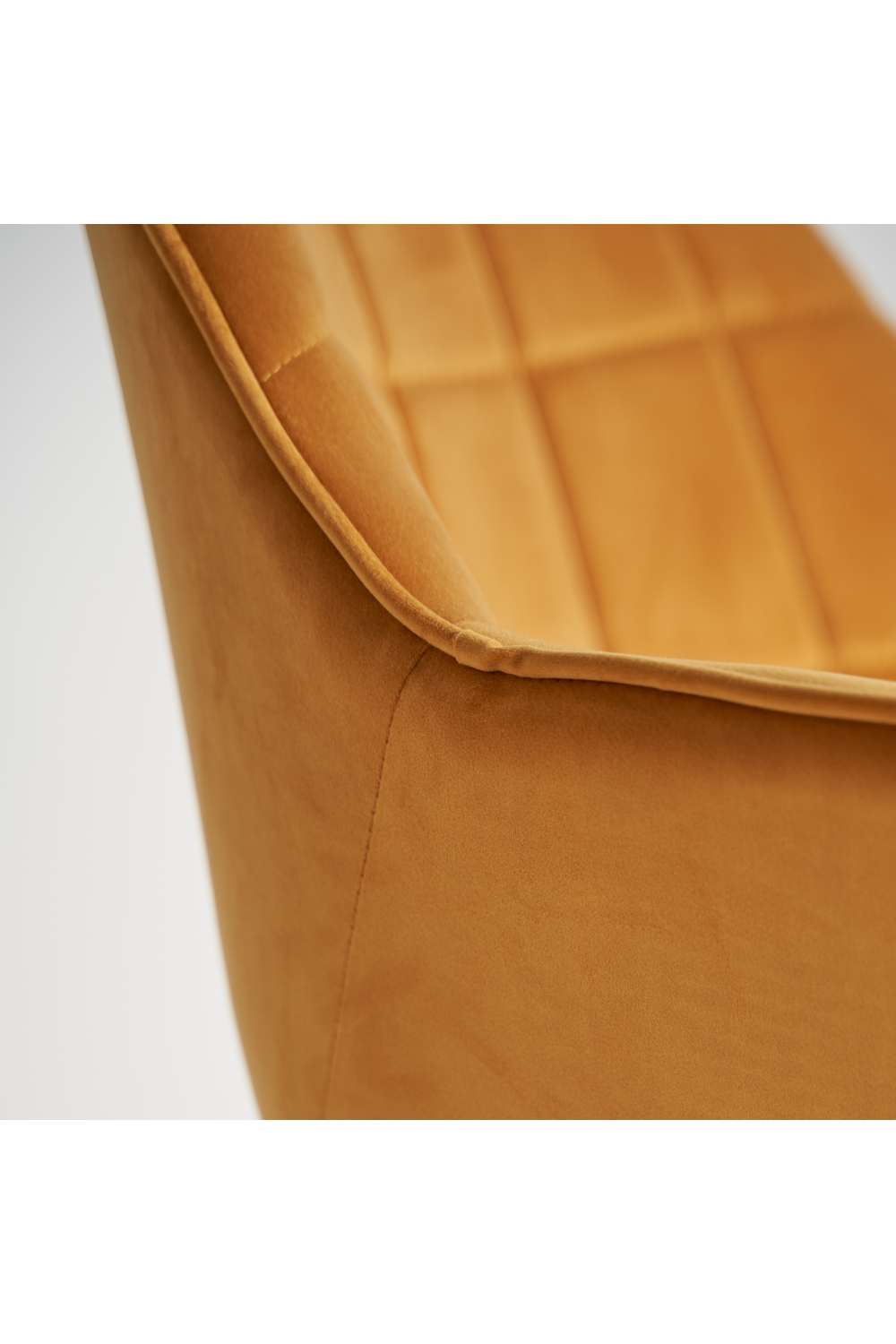 Yellow Velvet Swivel Desk Chair | Vical Home Blere | Oroa.com