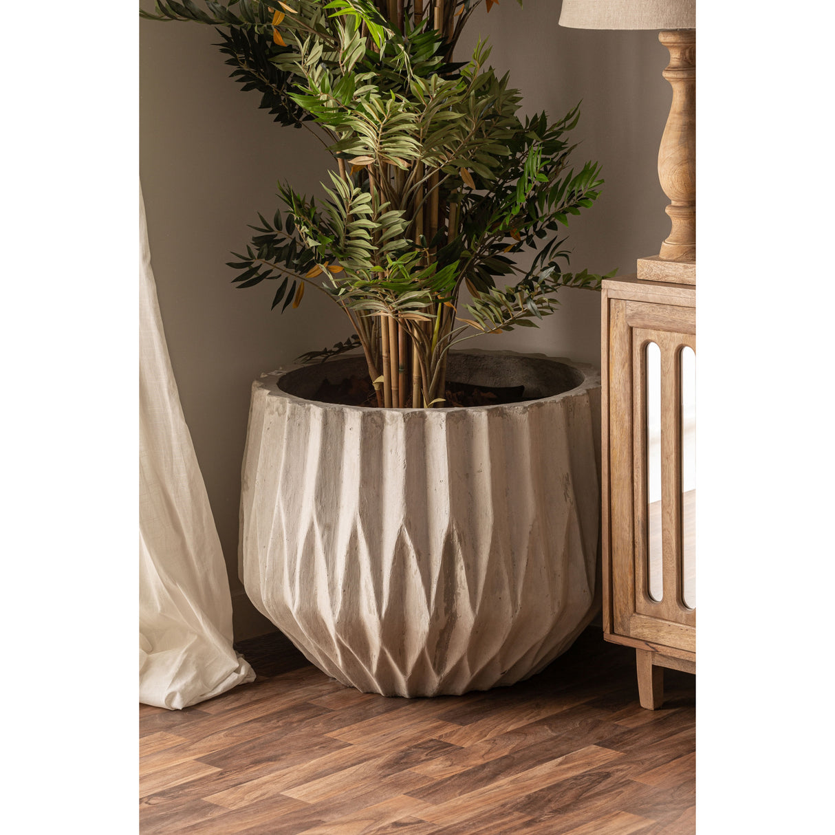 White Ceramic Plant Pots (2) | Oroa.com
