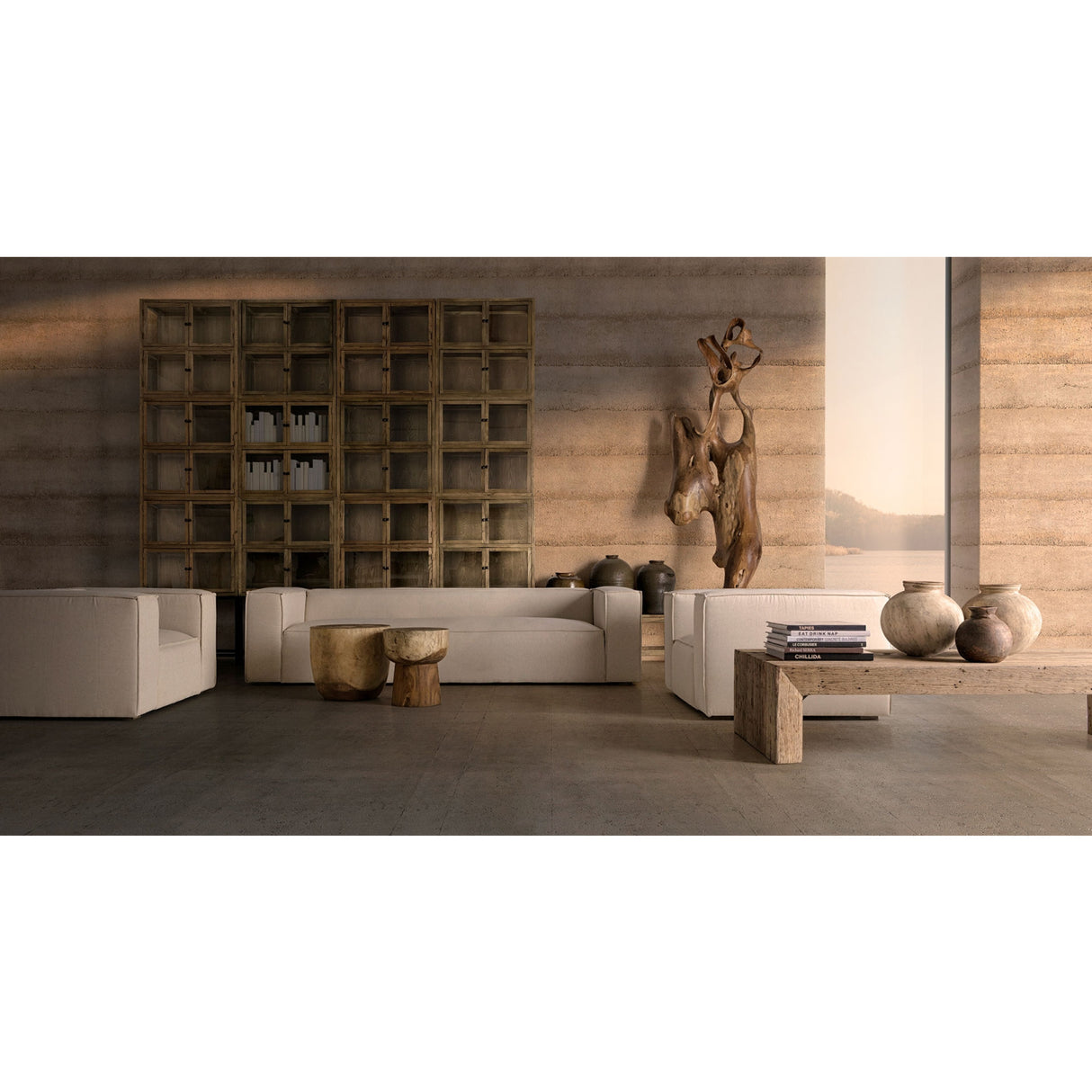 Mango Wood Vase Set (3) | Oroa.com