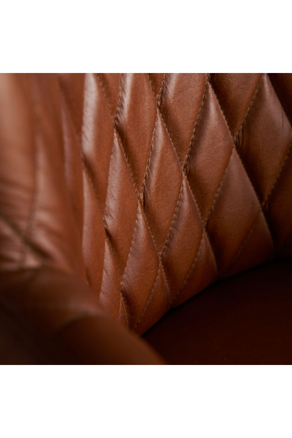 Brown Leather Desk Chair | Vical Home Tullow | Oroa.com