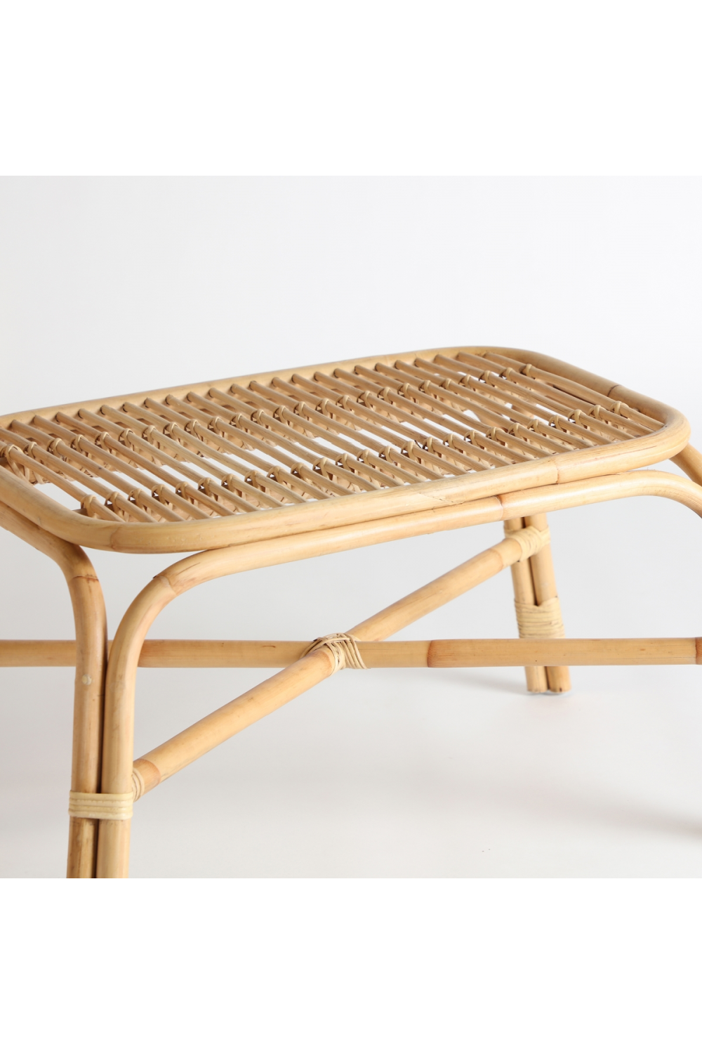 Rattan Contemporary Ottoman | Vical Home Tandag | Oroa.com