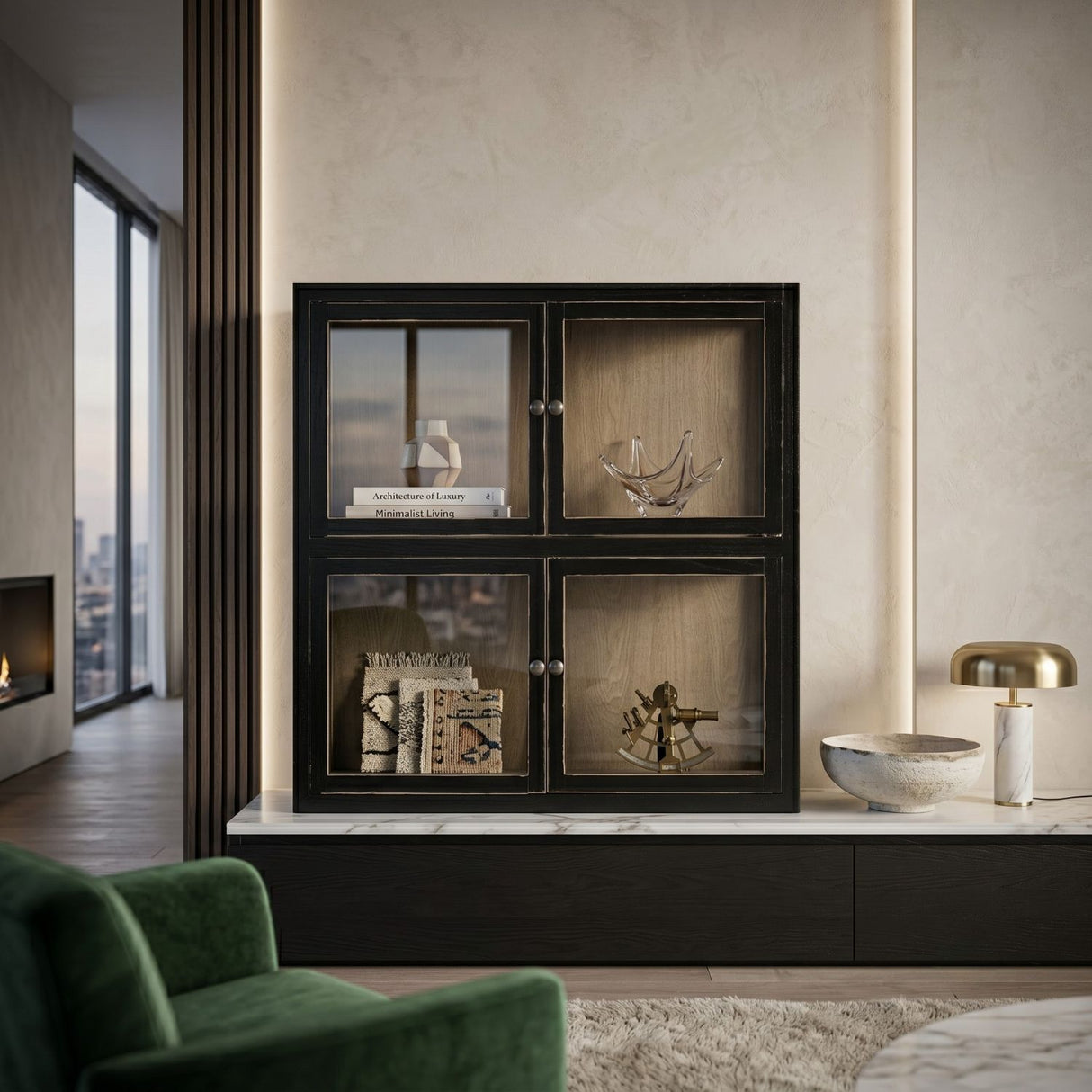 Modern furniture - Elm Wood Modular Cabinet - www.oroa.com | Oroa.com