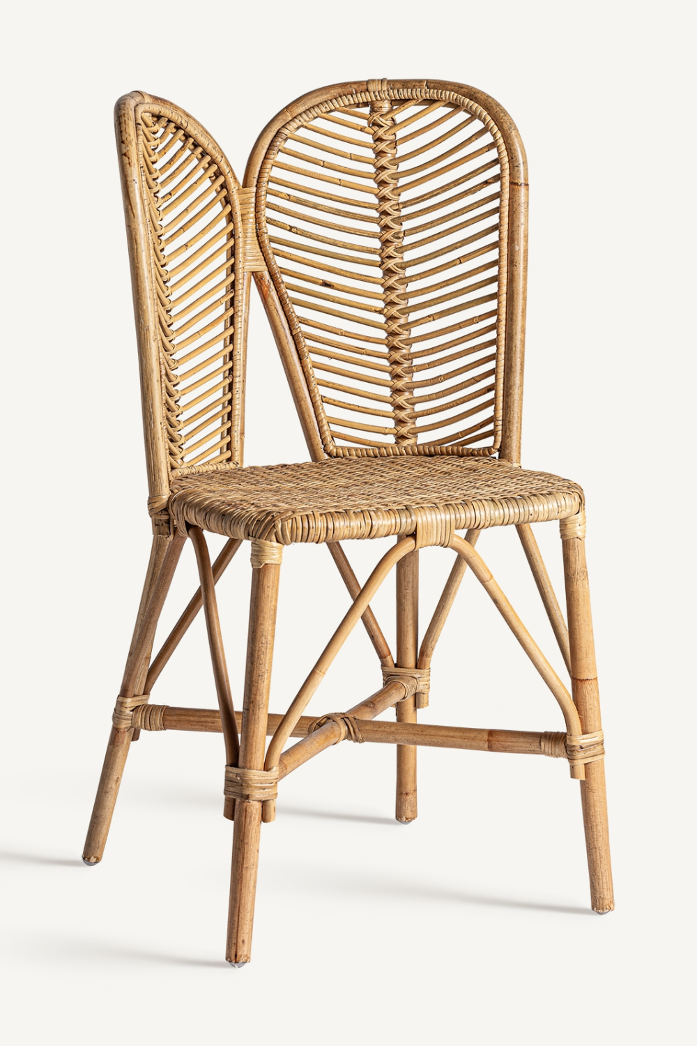Rattan Double-Back Dining Chair | Vical Home Noale | Oroa.com