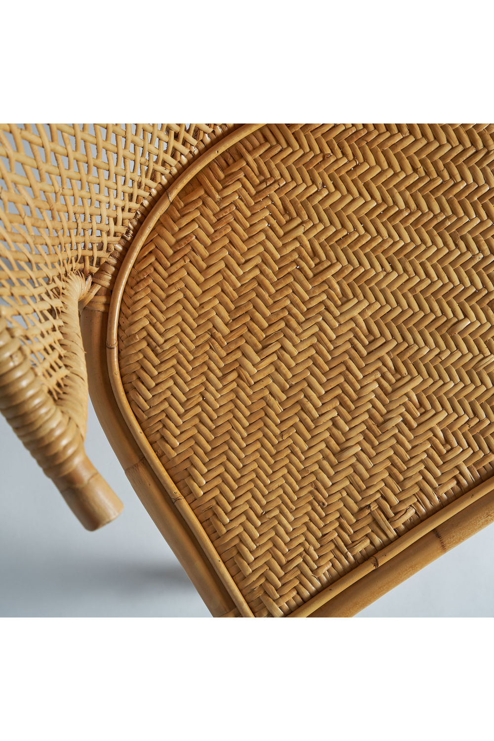 Rattan Curved Dining Chair | Vical Home Nalles | Oroa.com