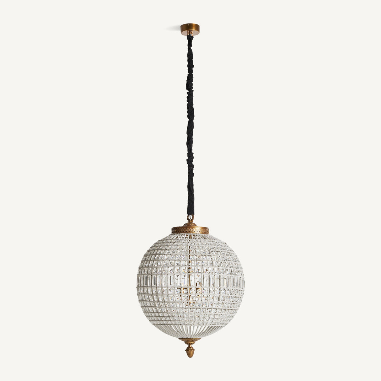 Crystal Beads Round Pendant Lamp | Oroa.com