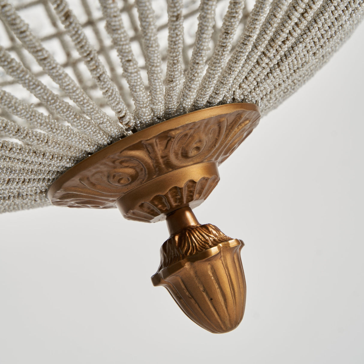 Crystal Beads Round Pendant Lamp | Oroa.com