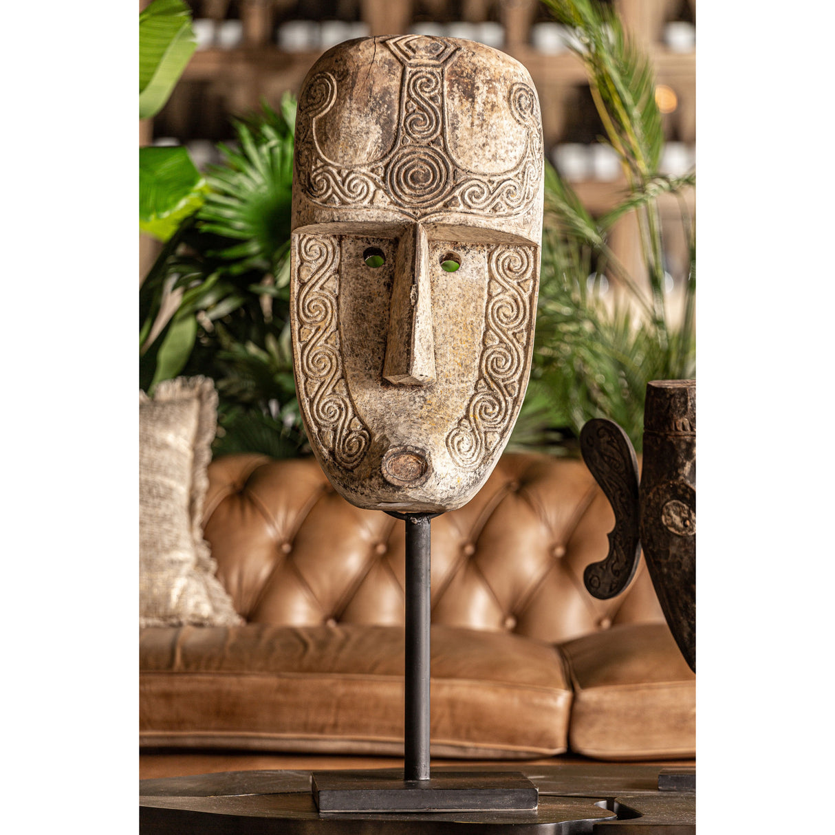 Aged Tropical Wood Decorative Figure | Oroa.com