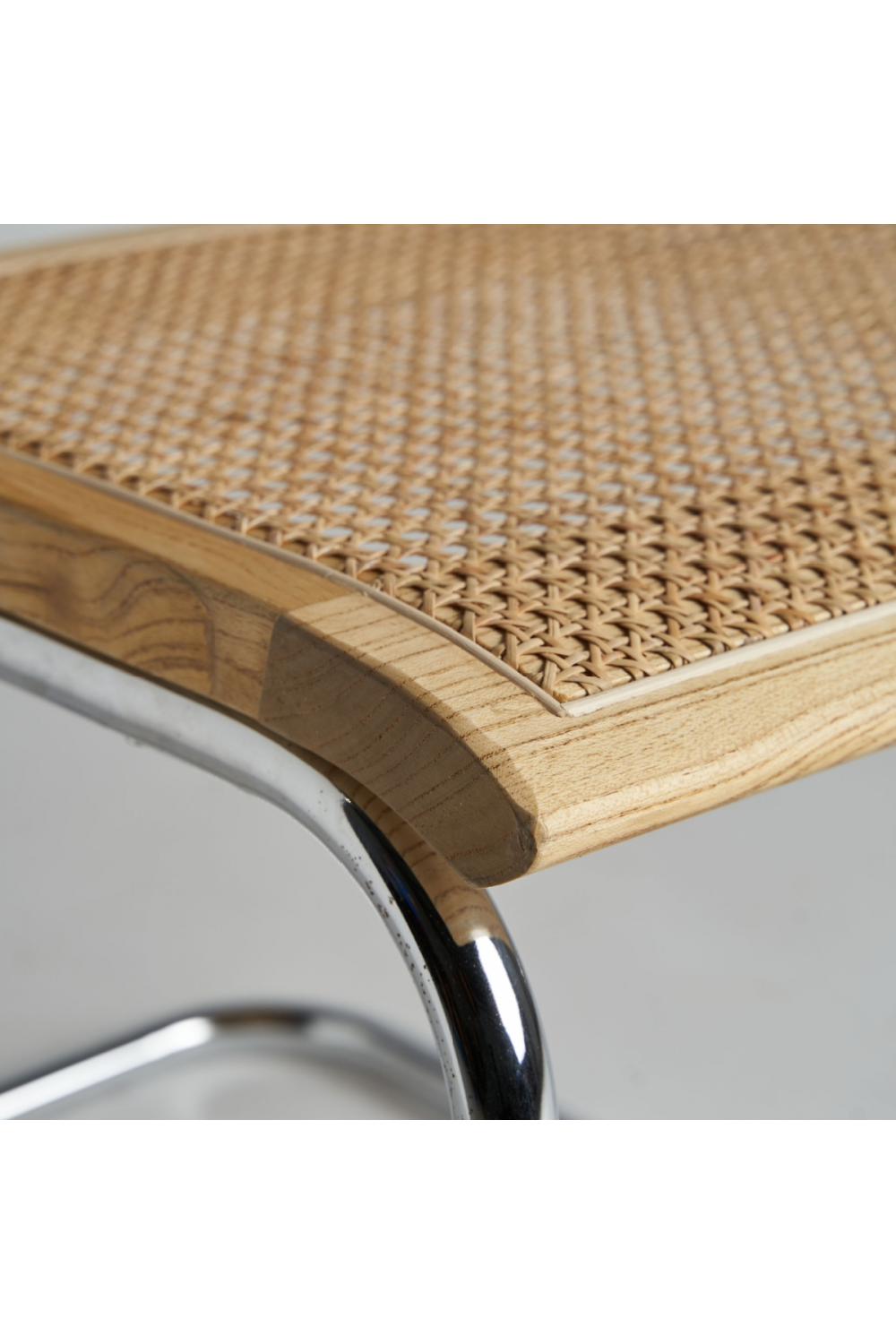 Rattan Cane Cantilevered Dining Chair (2) | Vical Home Sins | Oroa.com