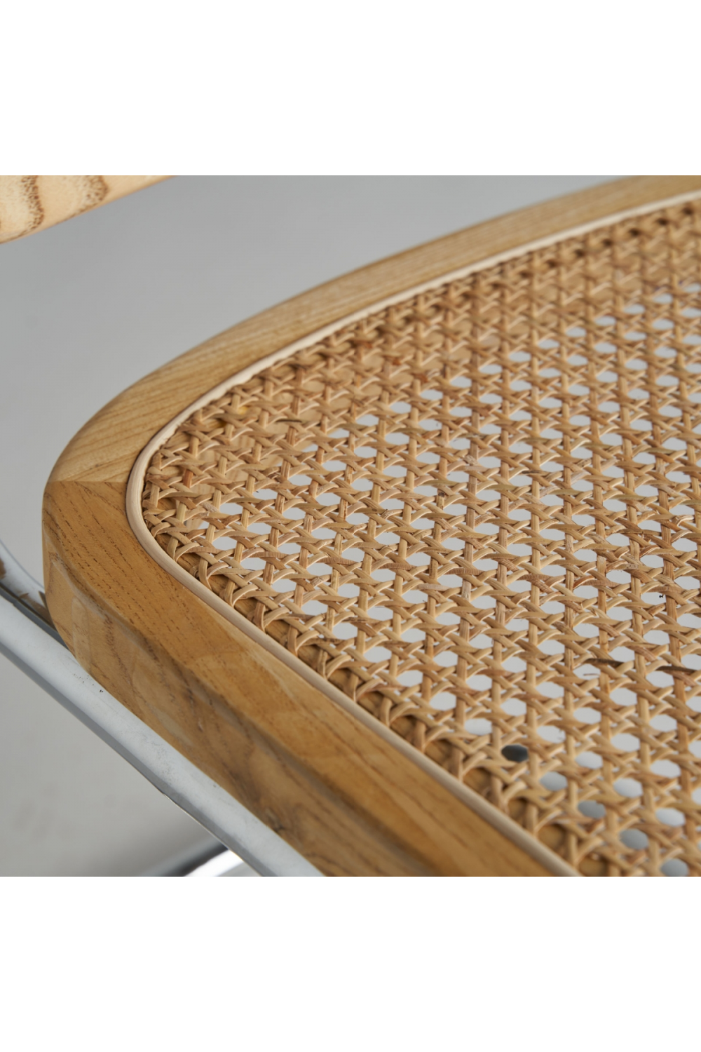 Rattan Cane Cantilevered Dining Chair (2) | Vical Home Sins | Oroa.com