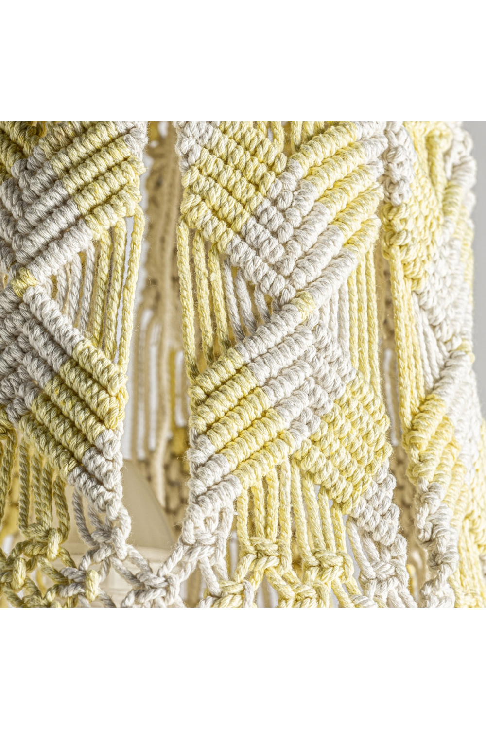 Yellow Cotton Pendant Light | Vical Home | Oroa.com