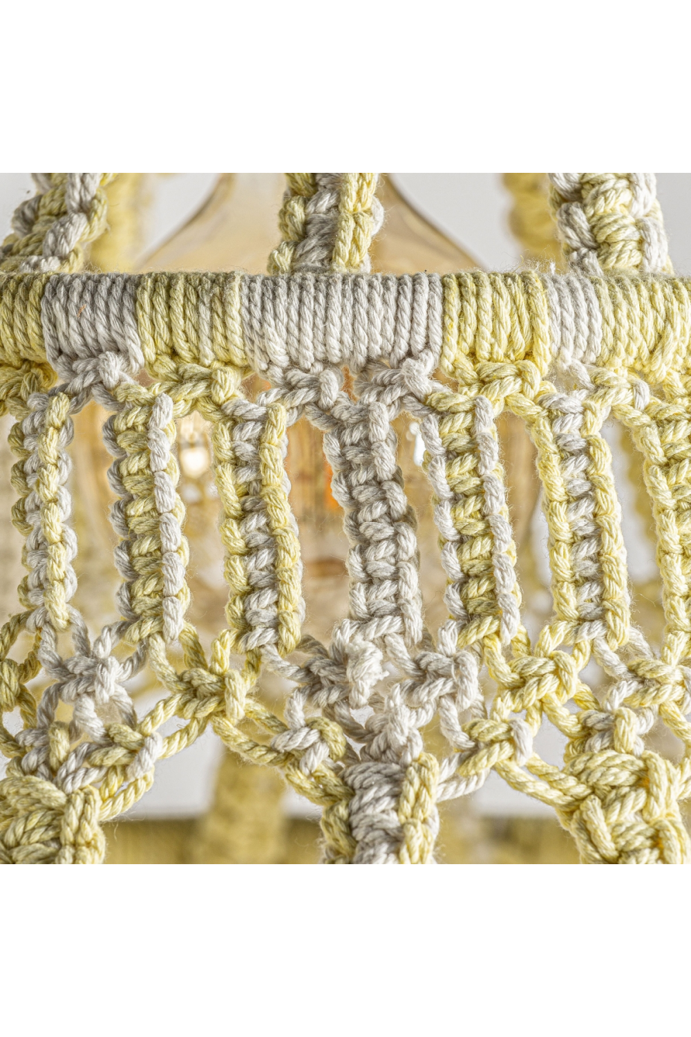 Yellow Cotton Pendant Light | Vical Home | Oroa.com