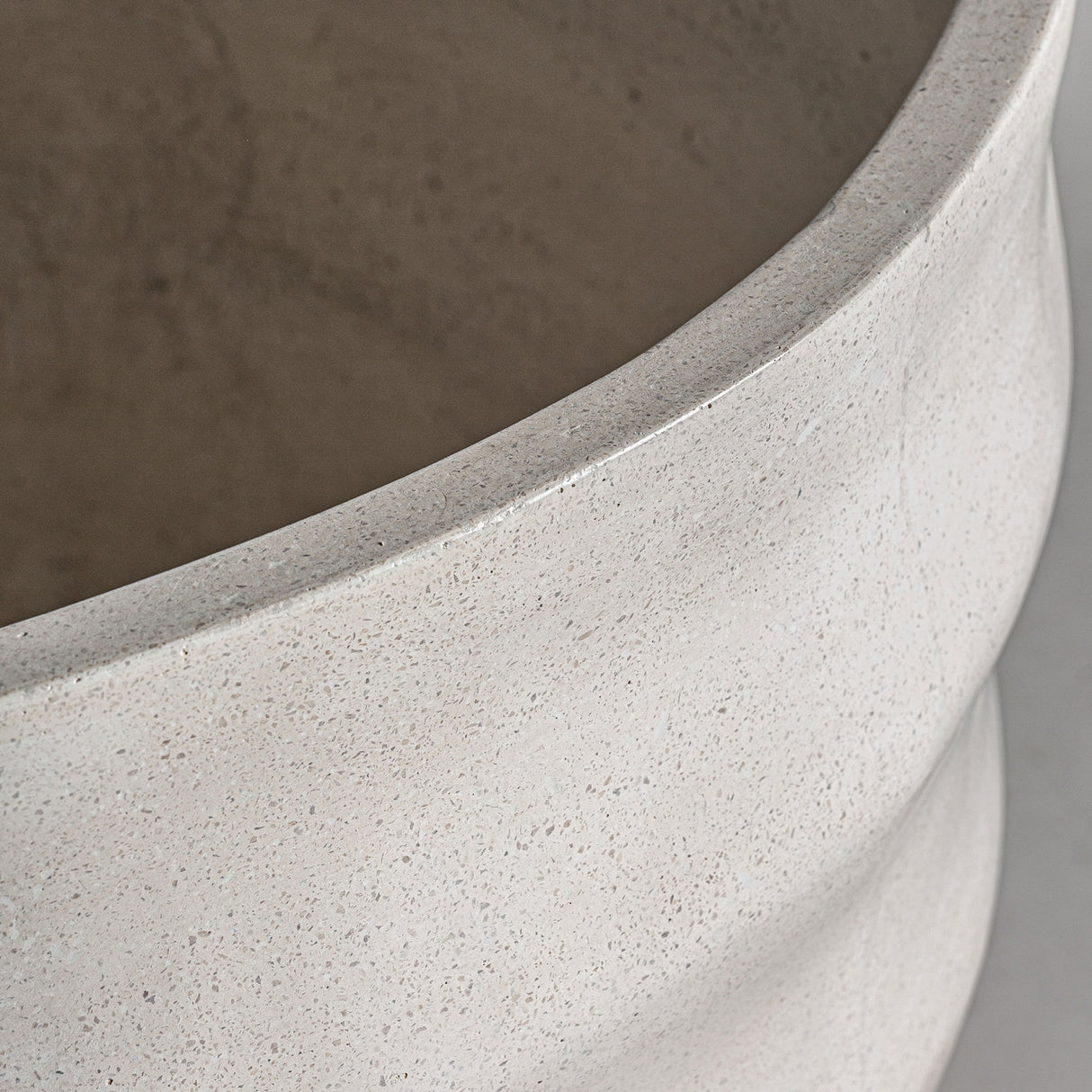 White Terrazzo Amphora Vase | Oroa.com
