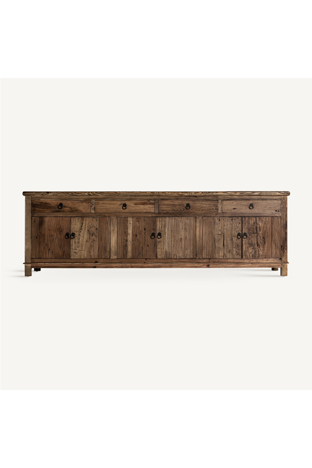 Elm Wood 4-Drawer Sideboard | Oroa.com
