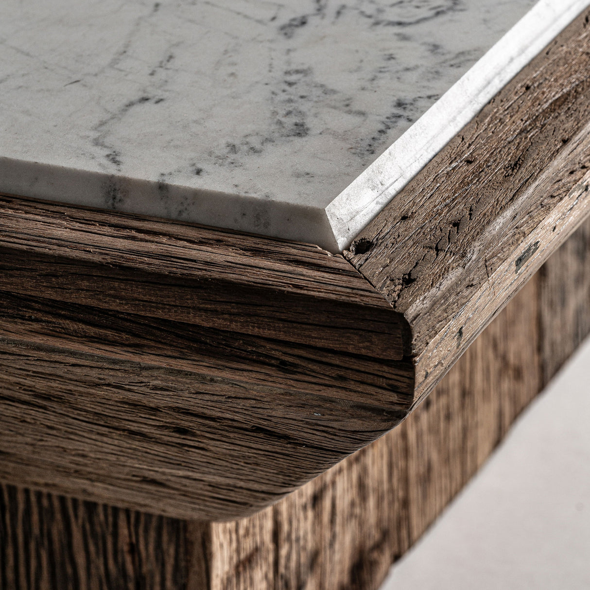 Modern European furniture - White Marble Top Coffee Table - www.oroa.com | Oroa.com