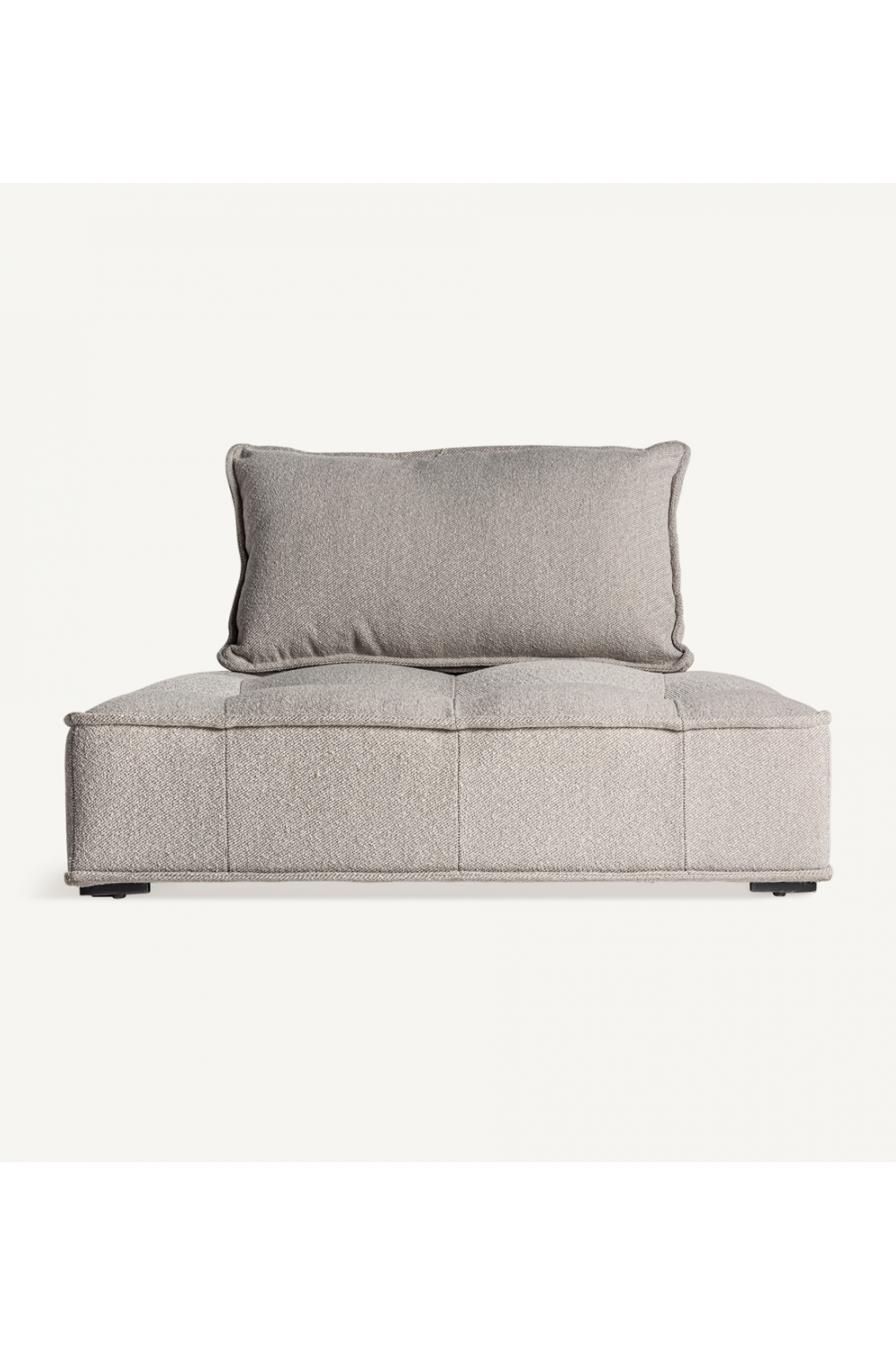 Gray Armless Modular Sofa | Vical Home Encs | Oroa.com