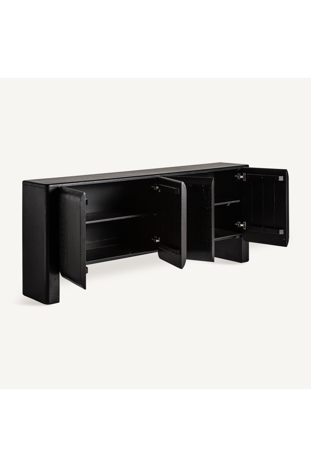Black Carved Mango Sideboard | Oroa.com