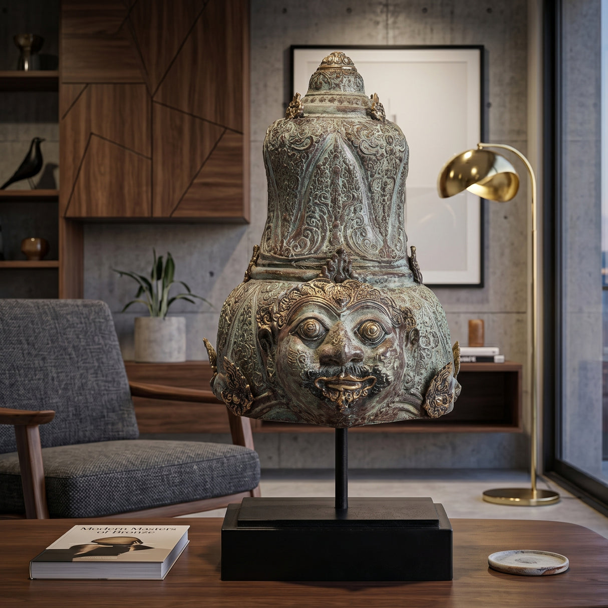 Green Bronze Decorative Figure | Oroa.com