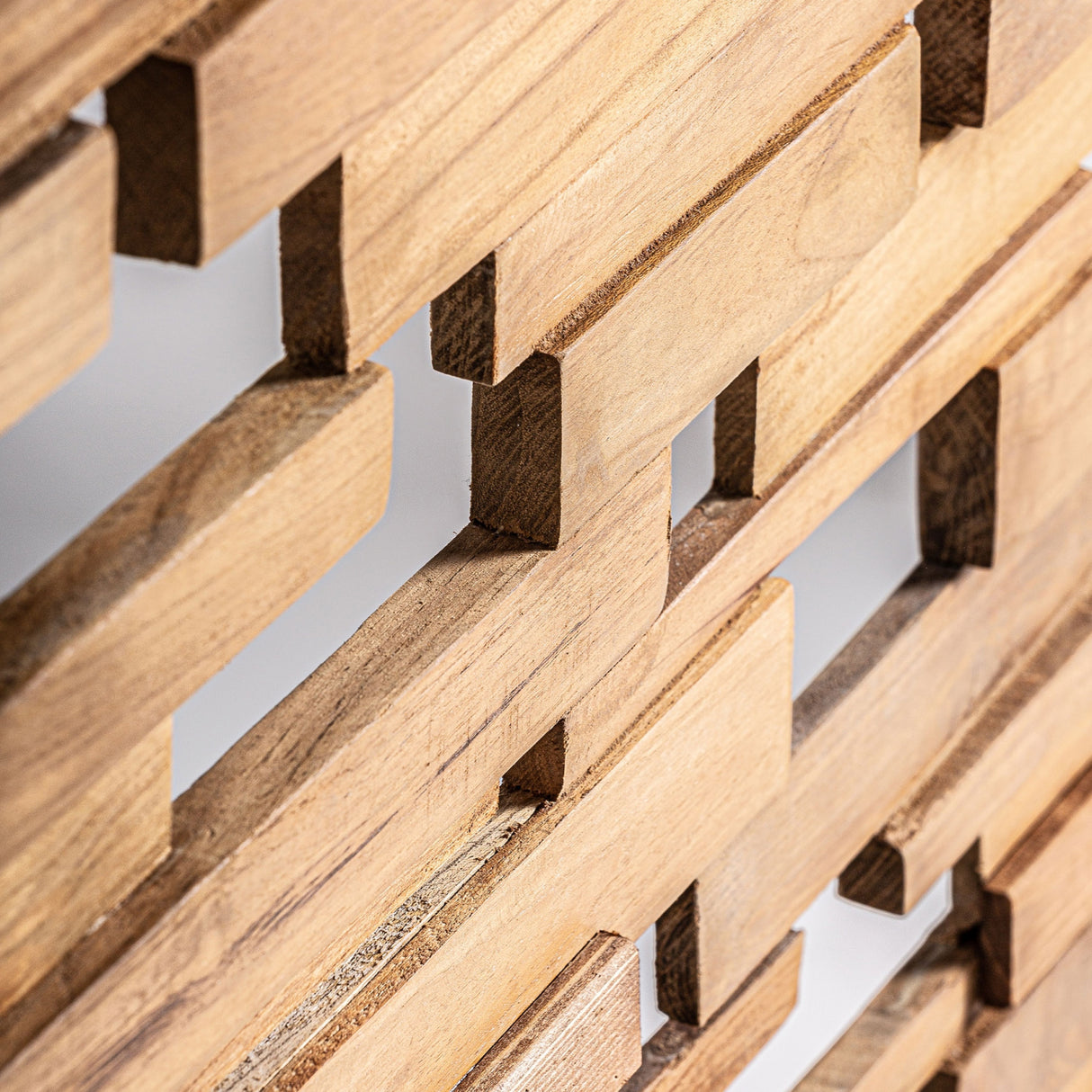 Modern European furniture - Natural Teak Wall Decor - www.oroa.com | Oroa.com