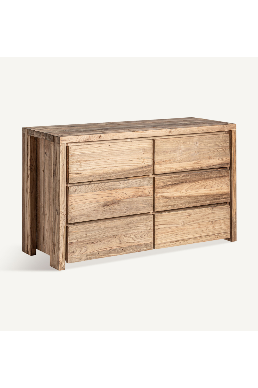 Natural Teak 6-Drawer Chest | Vical Home Lux | Oroa.com