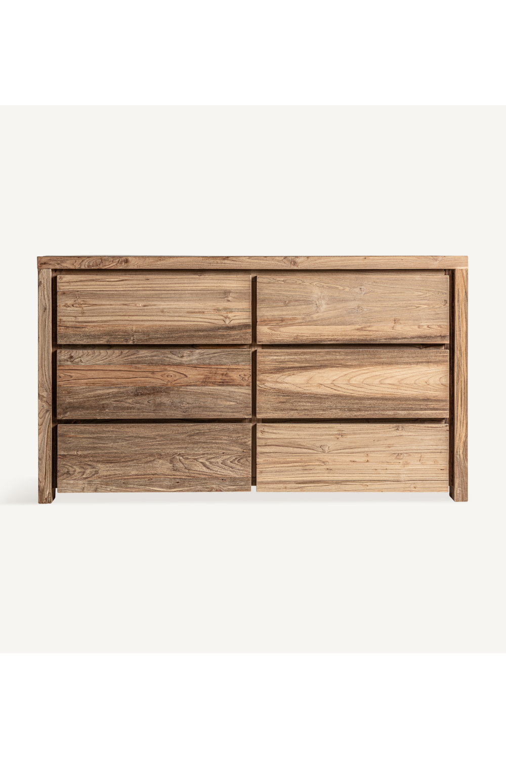 Natural Teak 6-Drawer Chest | Vical Home Lux | Oroa.com
