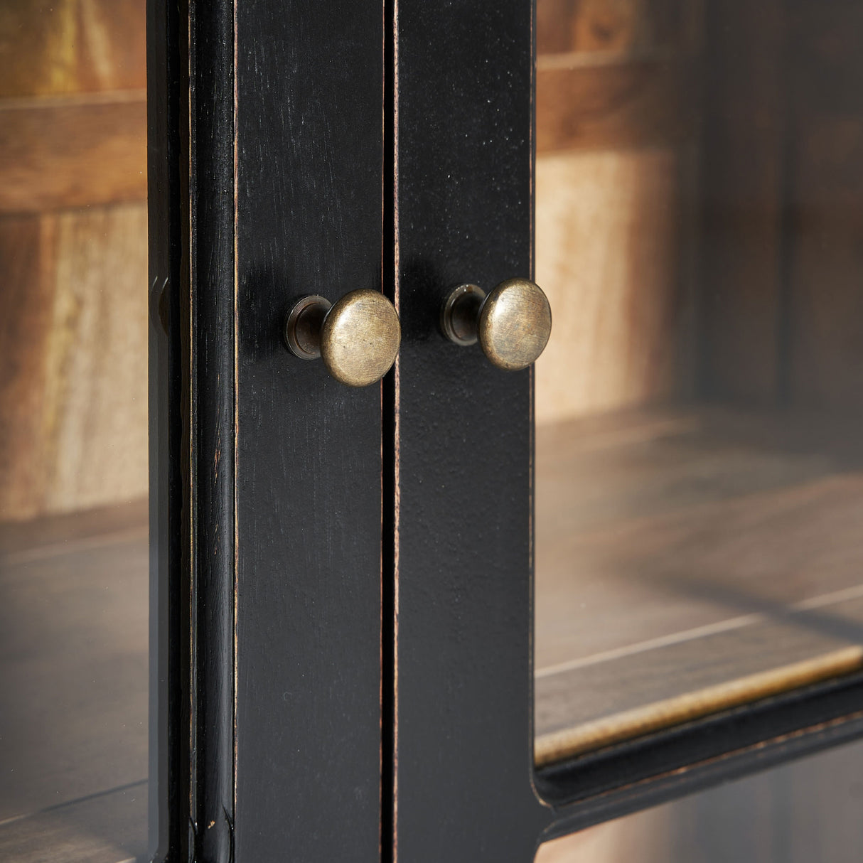 Modern European furniture - Black Wooden Modular Display Cabinet - www.oroa.com | Oroa.com