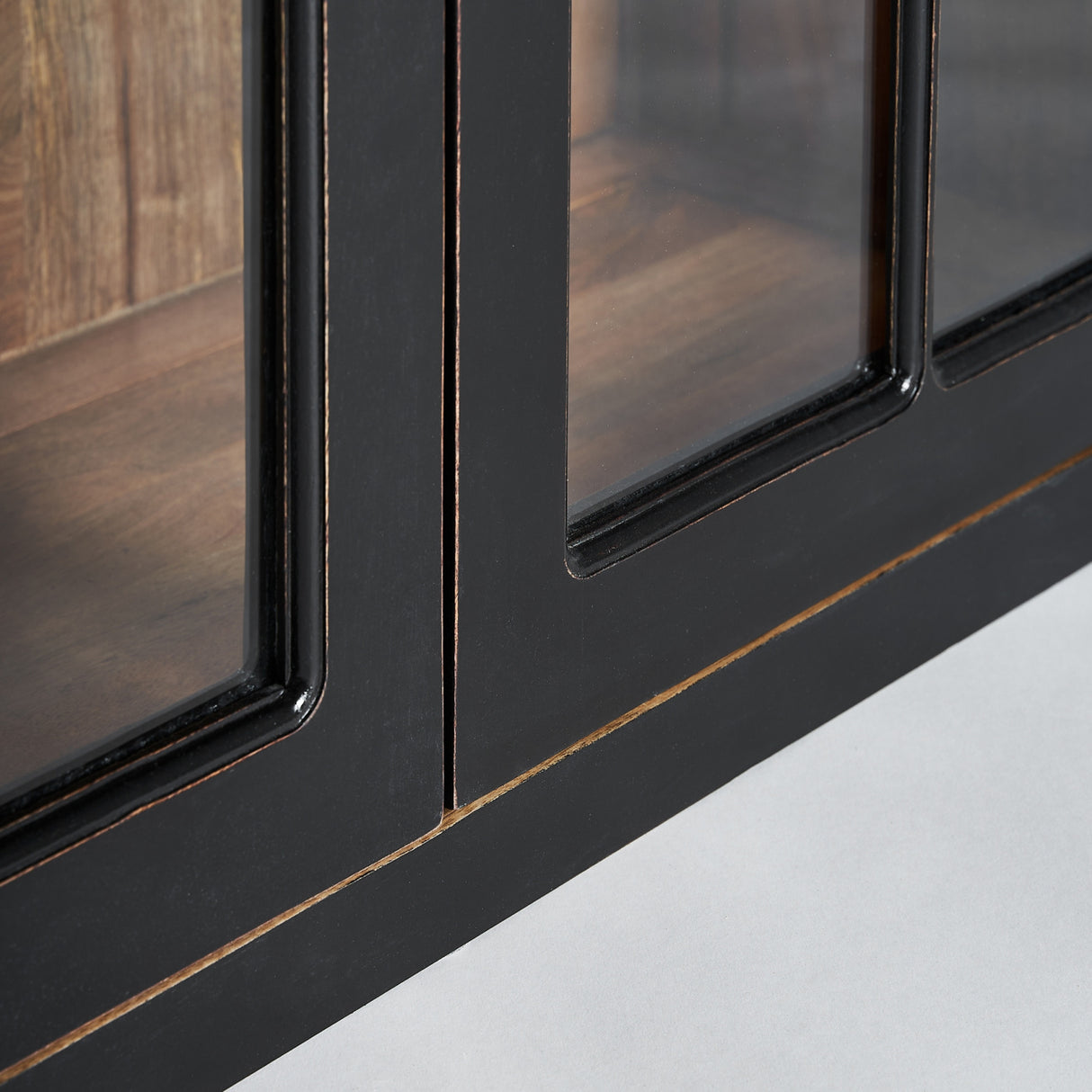 Modern European furniture - Black Wooden Modular Display Cabinet - www.oroa.com | Oroa.com
