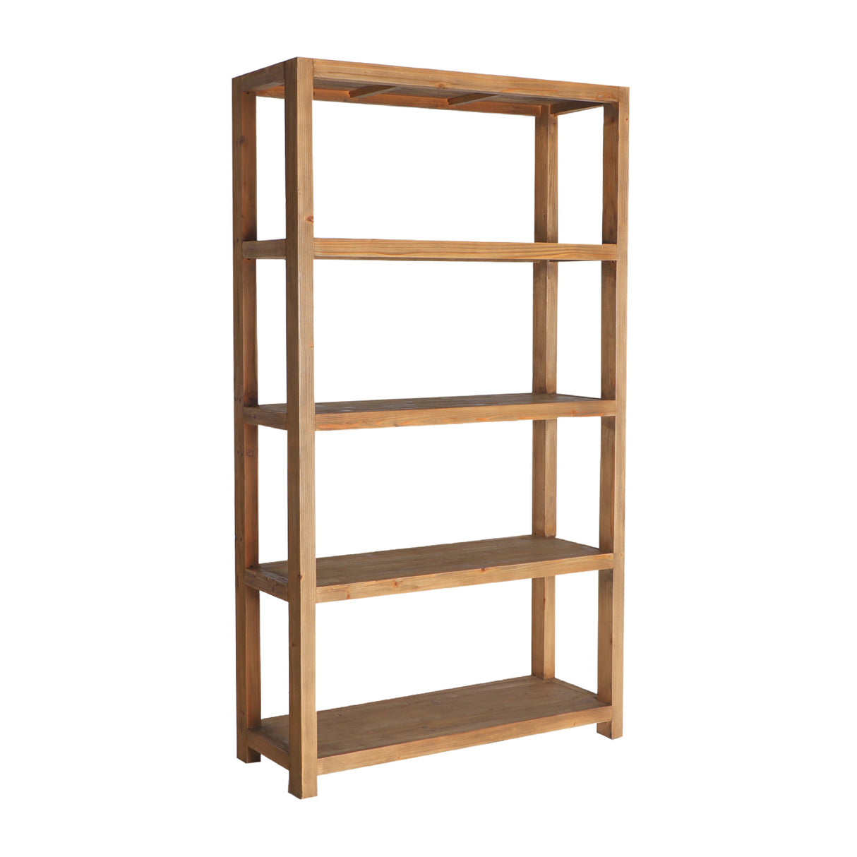 Elm Wood 4-Layer Bookcase | Oroa.com