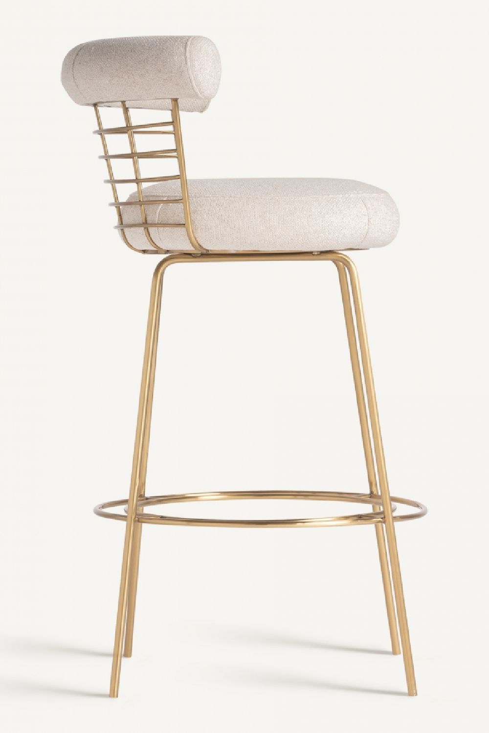 Brass Framed Counter Stool | Vical Home Tresivio | Oroa.com