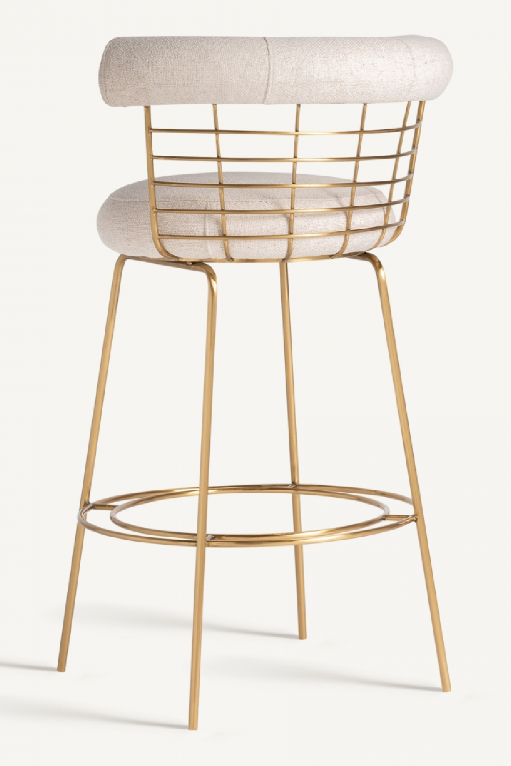 Brass Framed Counter Stool | Vical Home Tresivio | Oroa.com
