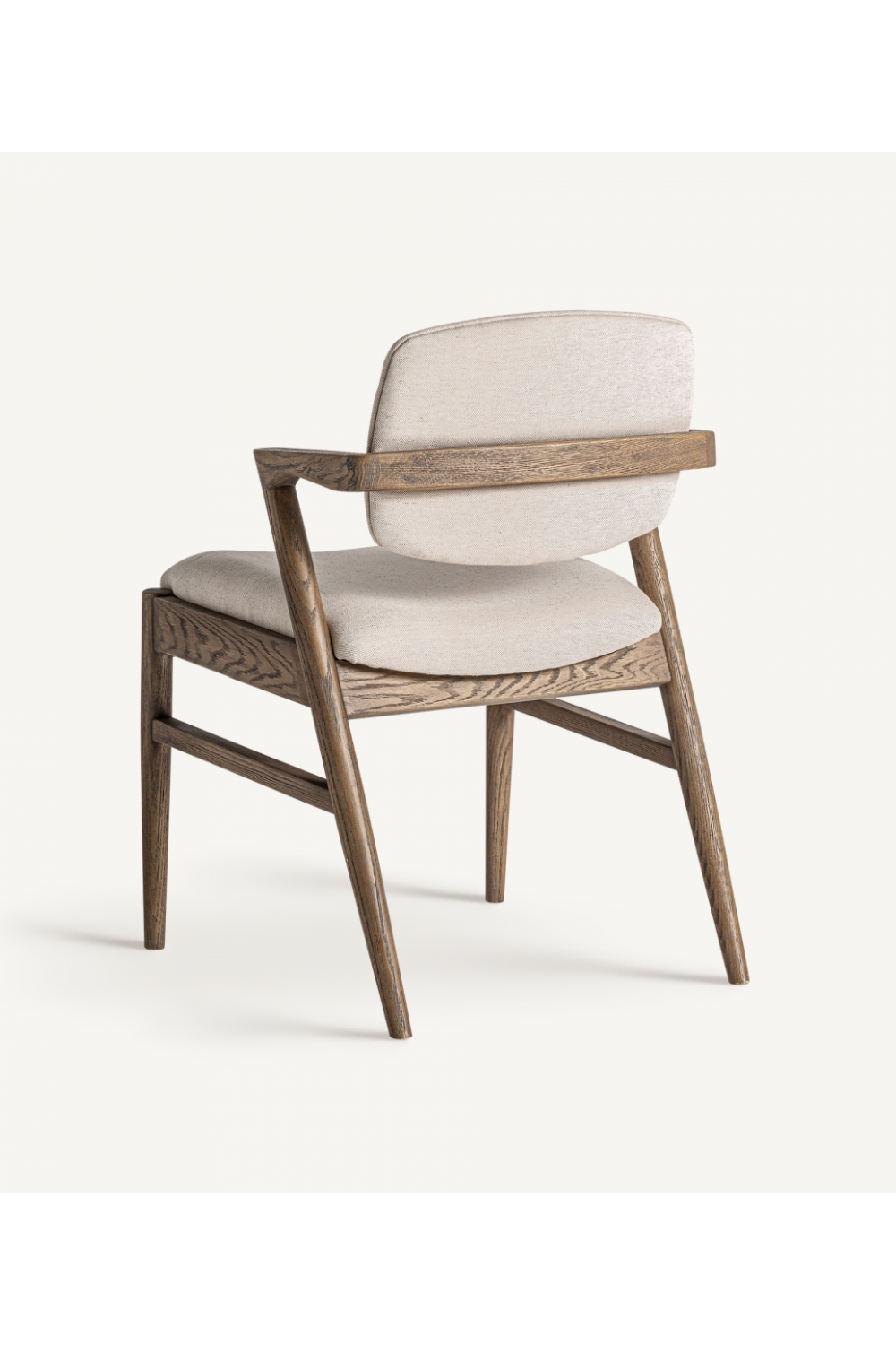 Ash Wood Beige Accent Chair | Vical Home Polch | Oroa.com