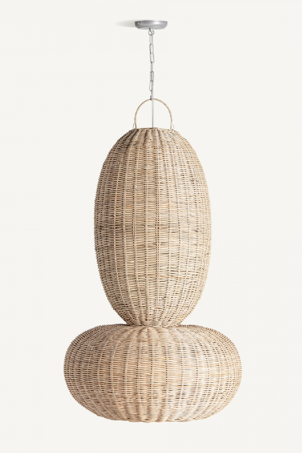 Oval Rattan Hanging Lamp M | Oroa.com