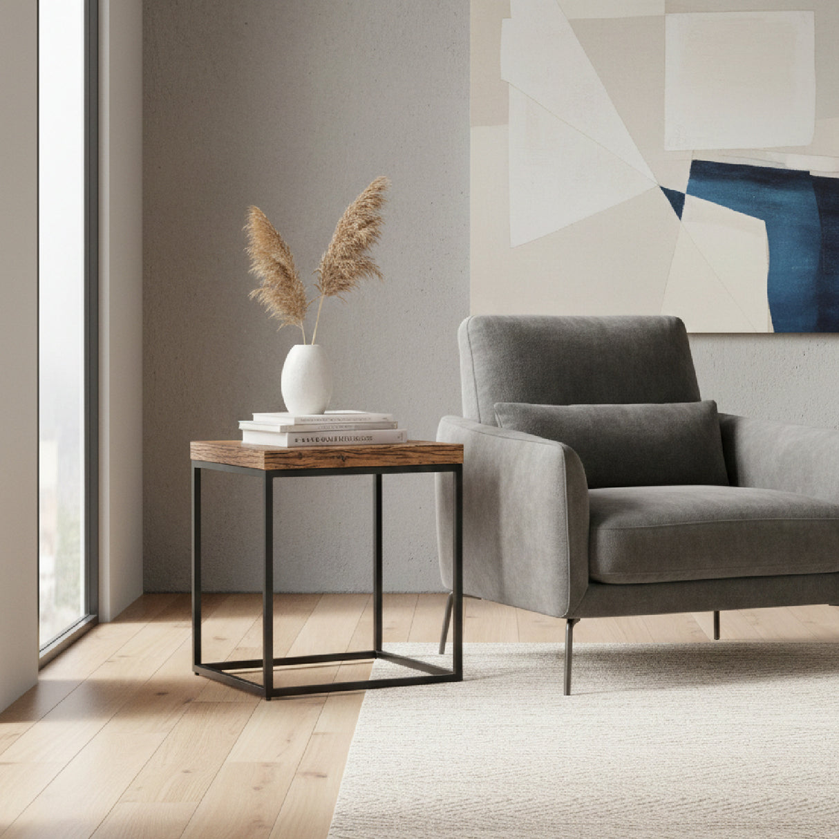 Wooden Square Side Table | Vical Home Walding | Oroa.com