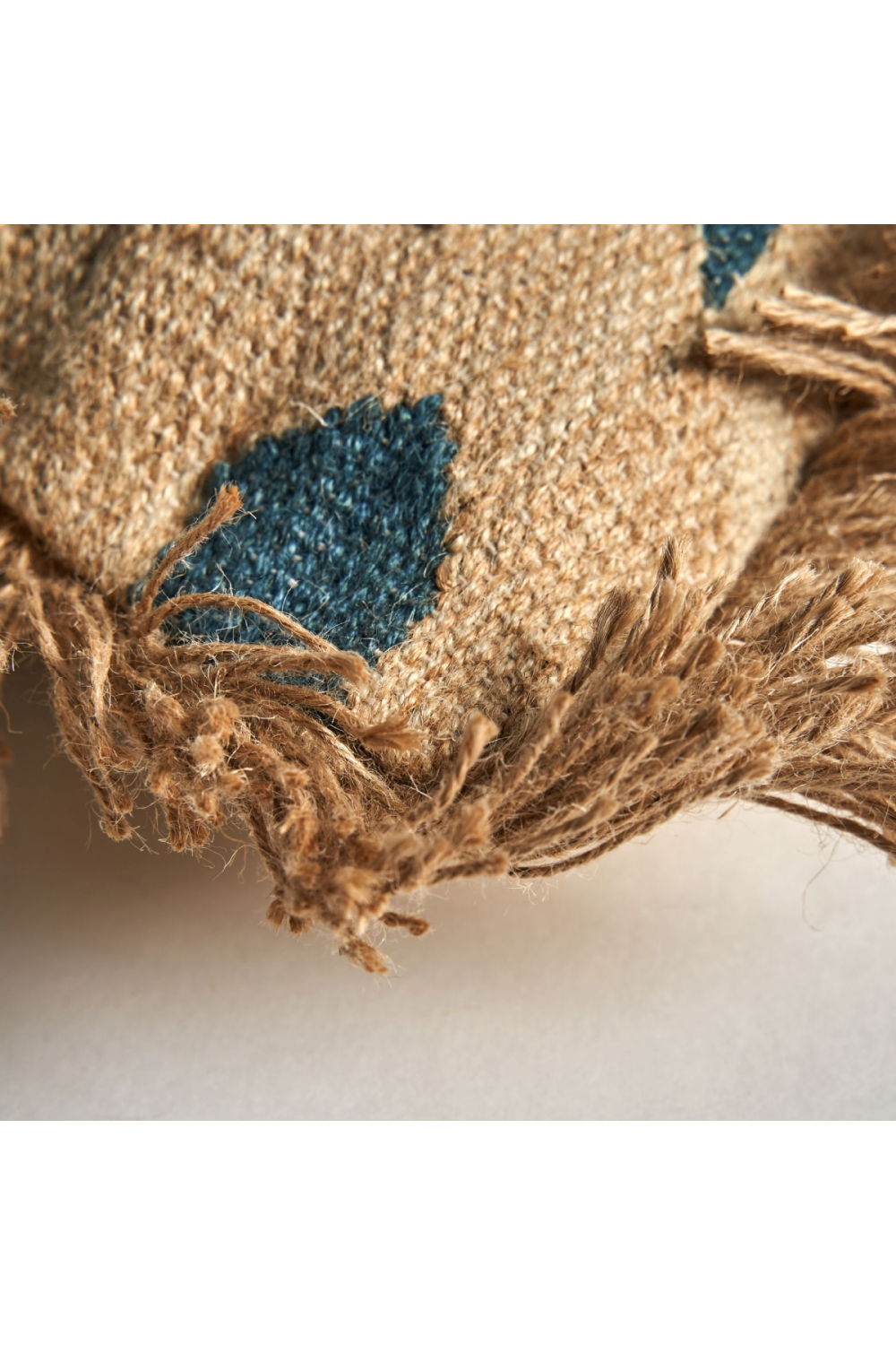 Fringed Jute Kilim Cushion | Vical Home Keith | Oroa.com