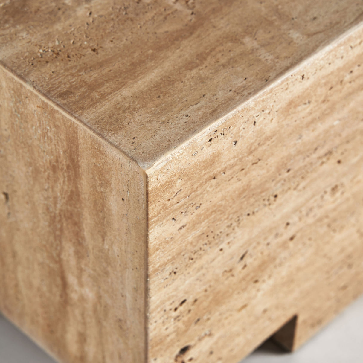 Modern European furniture - Beige Marble Coffee Table - www.oroa.com | Oroa.com