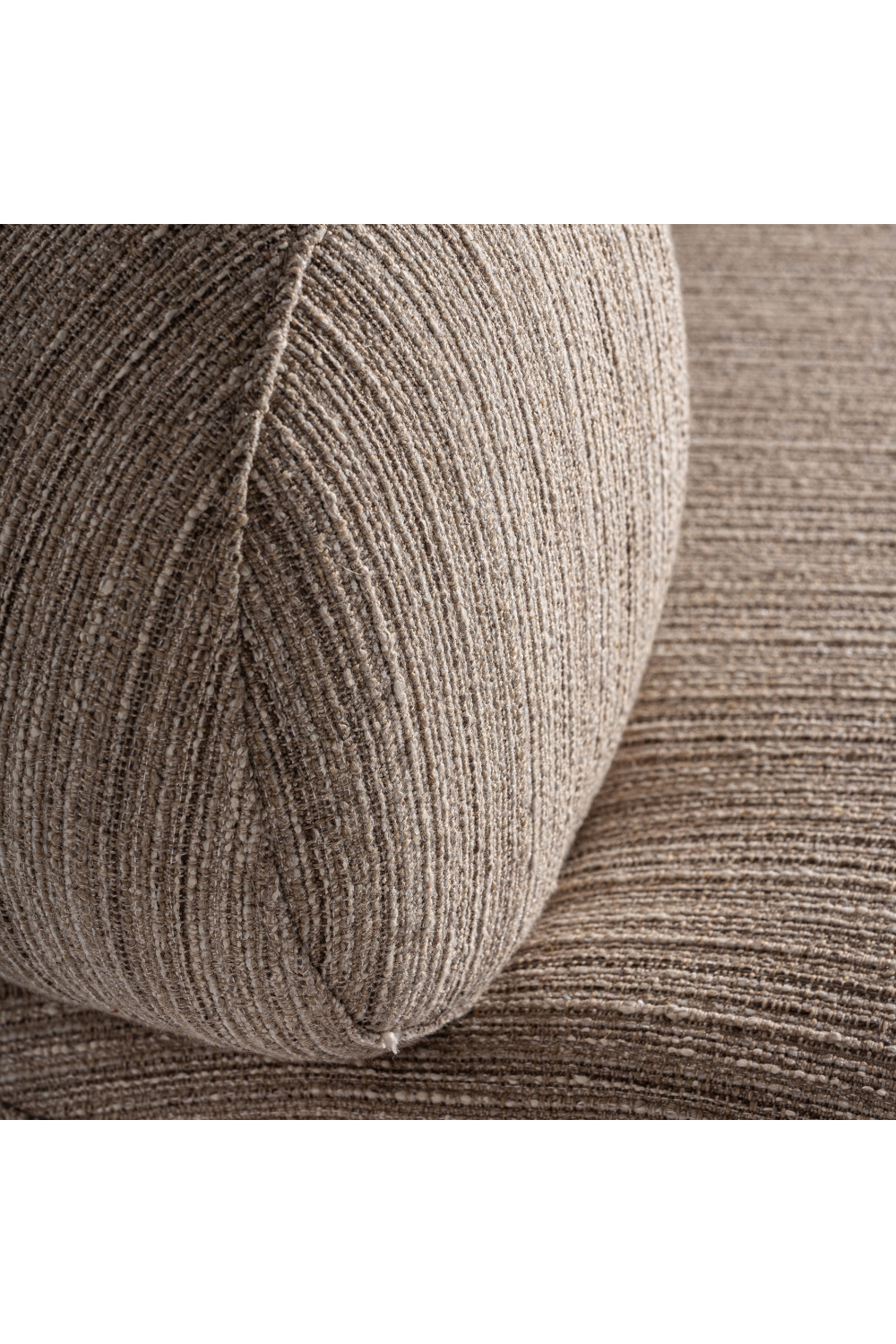 Beige Bouclé Round Armchair | Vical Home Hofsos | Oroa.com