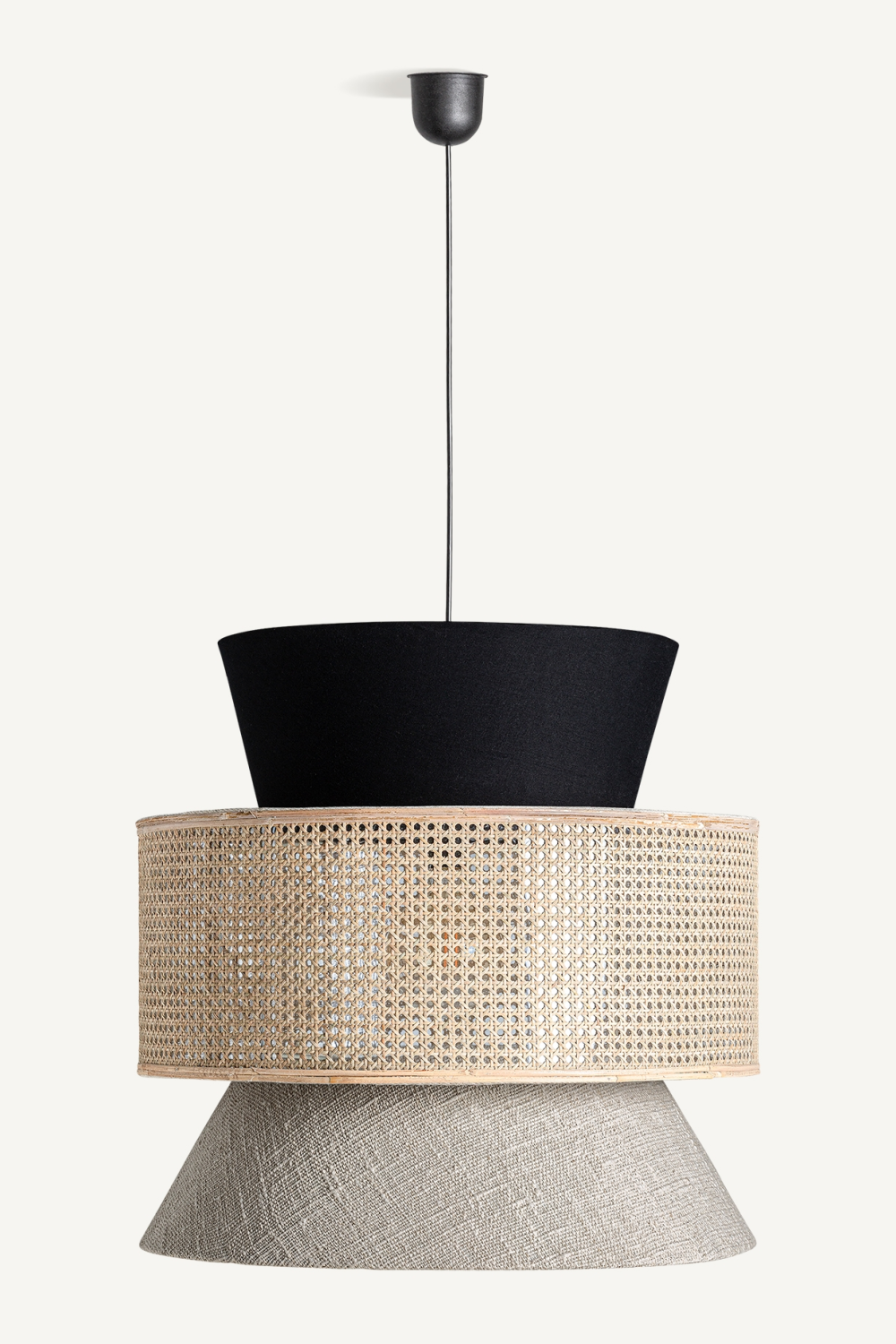 Boho Rattan Hanging Lamp | Vical Home Bethale | Oroa.com