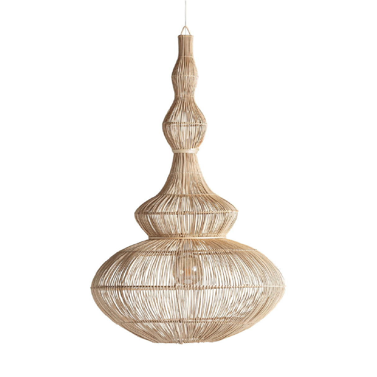 Modern European furniture - Rattan Boho Pendant Light - www.oroa.com | Oroa.com