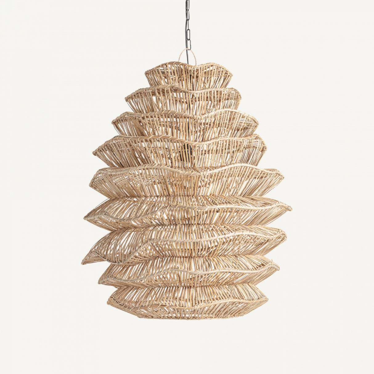 Modern European furniture - Boho Rattan Layered Pendant Light - www.oroa.com | Oroa.com