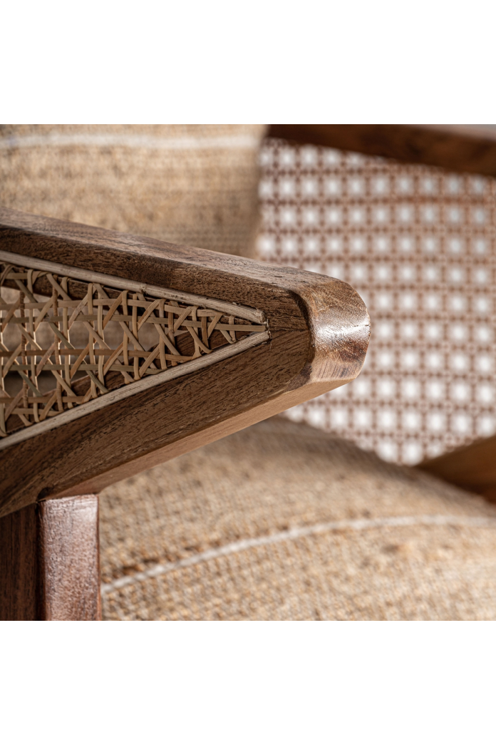 Jute Padded Seat Armchair | Vical Home Hickory | Oroa.com